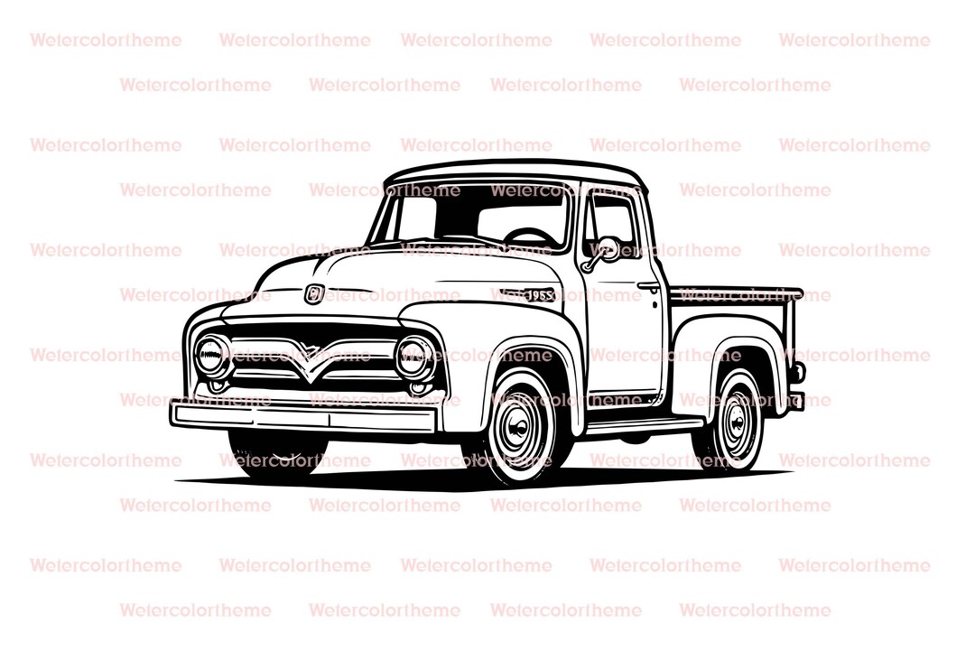Ford F100 Svg,f100 Vector Svg,ford F100 Png,ford F100 Vector,ford F100 ...