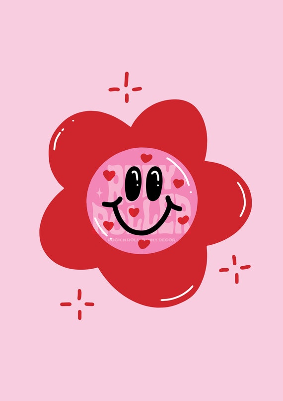 y2k star flower sticker Sticker for Sale by art-by-nashe