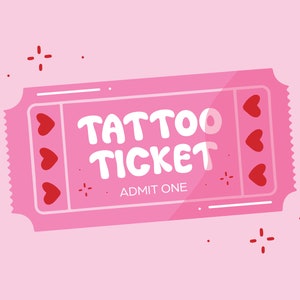 Ruby Roller Art Tattoo Ticket - One Time Permission