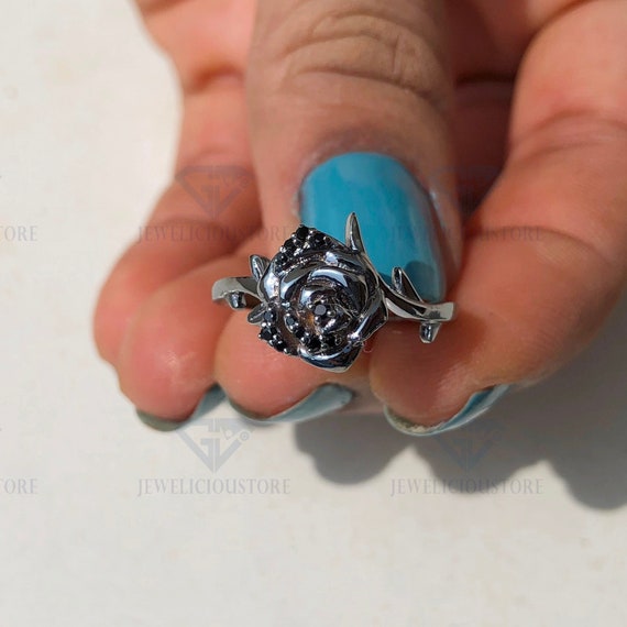 Black rose ring disney outlet