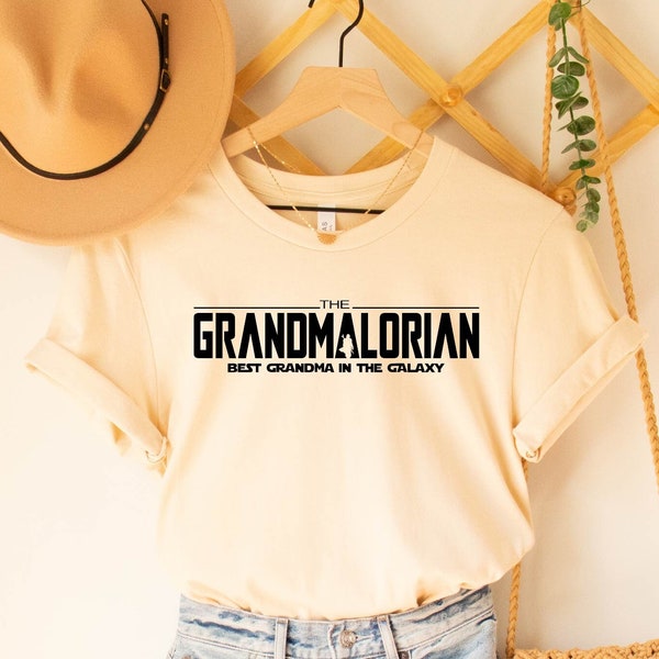 The Grandmalorian Shirt, Mother's Day Grandma Gift Tee, Best Grandma in the Galaxy Shirt, Funny Grandma Shirt, Mother's Day Grandma Gift Tee