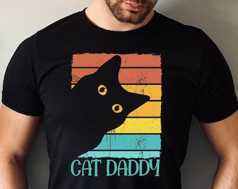 Cat Daddy Shirt, Cat Owner Man Gift Tshirt, Cat Lover Men Tee, Father's Day Cat Daddy Gift Tshirt, Funny Cat Dad Tshirt