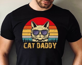 Cat Daddy Shirt, Cat Daddy Tshirt, Fathers Day Cat Dad Gift Tshirt, Best Cat Dad Tee, Cat Owner Men Shirt, Cute Cat Dad Tee
