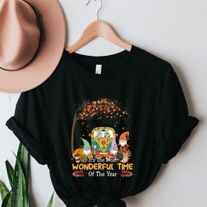 Wonderfull Time Of The Year Fall Tshirt, Fall Gnome Shirt, Gnome Tshirt, Fall Gnomes Tshirts, Gnomes Shirts, Happy Fall Shirt