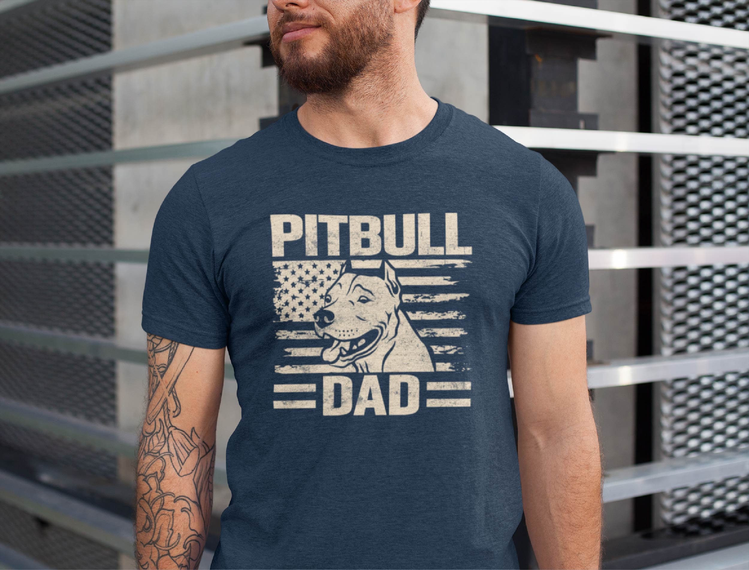 Pitbull dad store shirt