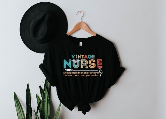 Vintage Nurse Shirt, Emergency Vintage Nurse Tshirt, Nurse Definition Tee, Nurse Life Shirt, Vintage Registered Tshirt, Nurse Week Gift Tee