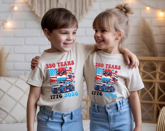 250th America Kids Shirt, Patriotic Toddler Shirt, 4th Of July Kids Shirt, 1776 2026 America Toddler Tee, USA 250th Anniversary Kids Gifts