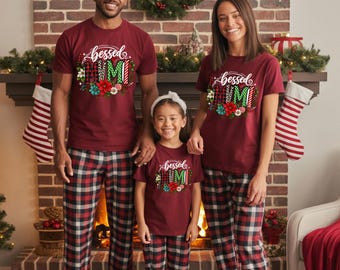 Blessed Mimi Christmas Shirt, Mimi Christmas Sweatshirt, Leopard Mimi Xmas Gift, Holiday Shirt for Grandma, Christmas Gift for Mimi Shirt