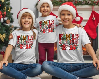 Family Christmas Crew 2026 Shirt, Matching Family Christmas Sweatshirt, Xmas Family Shirts, Merry Christmas Shirt, Christmas Party Gift