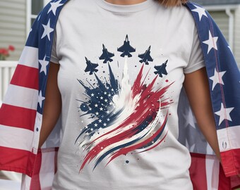 American Flag Shirt, 4th of July Shirt, Patriotic Clothing, Fourth of July Shirt, Red White Blue Shirt, USA Flag Shirt, Americana Outfit