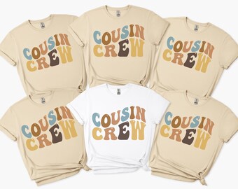 Matching Cousin Crew Shirts for Baby, Toddler, Kids & Adults, Family Reunion Shirts, Cousins Vacation, Cousin Crew Shirt, New Cousin Shirts