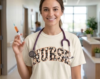 Retro Halloween Nurse Shirt, Spooky Nurse Ghost Sweatshirt, Groovy Halloween Shirt, Ghost Nurse Gift, Nurse Spooky Season Tee
