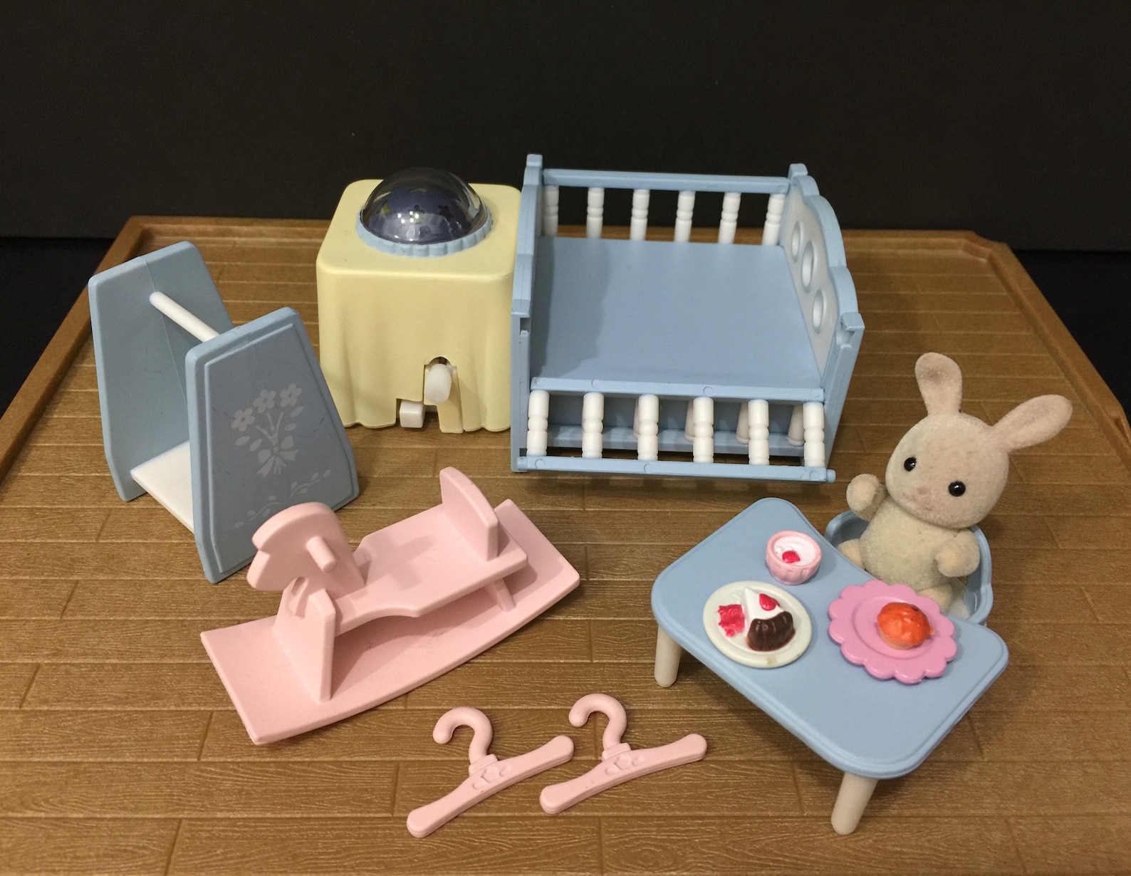 Sylvanian Families Nursery Baby Room Set with Figure Light Up Etsy