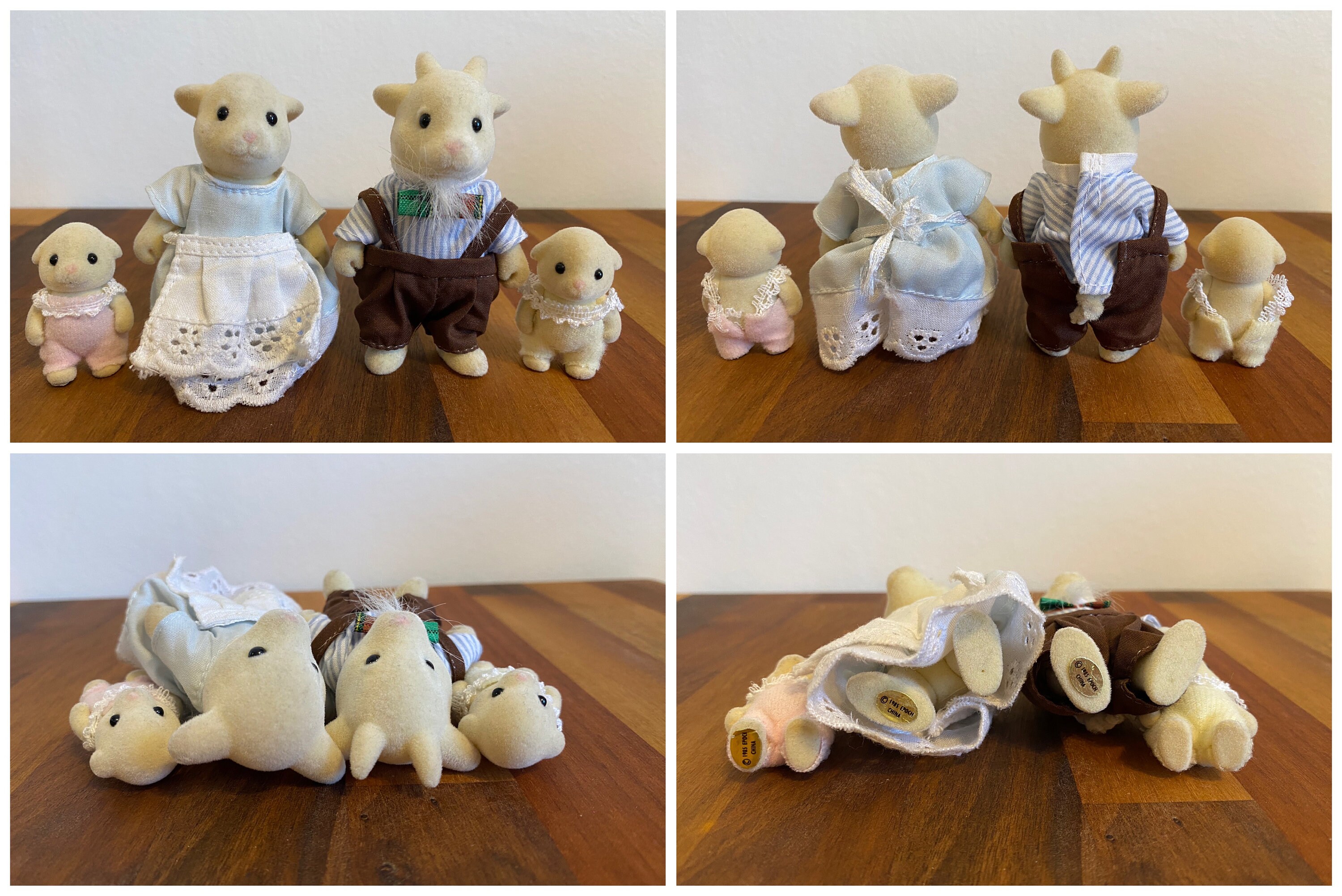 Sylvanian Families Owl, Panda, Goat, Koala Family Figures Sylvanian Families Owl, Panda, Goat, Koala Family Figures