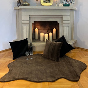Luxurious Faux Fur Rug, Soft, Cozy Rustic & Nordic Home Decor