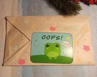 Paquete misterioso Oopsie: pegatinas y/o marcapáginas para diario, decoración o cualquier ocasión.