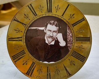 Vintage Clock Face Photo Frame