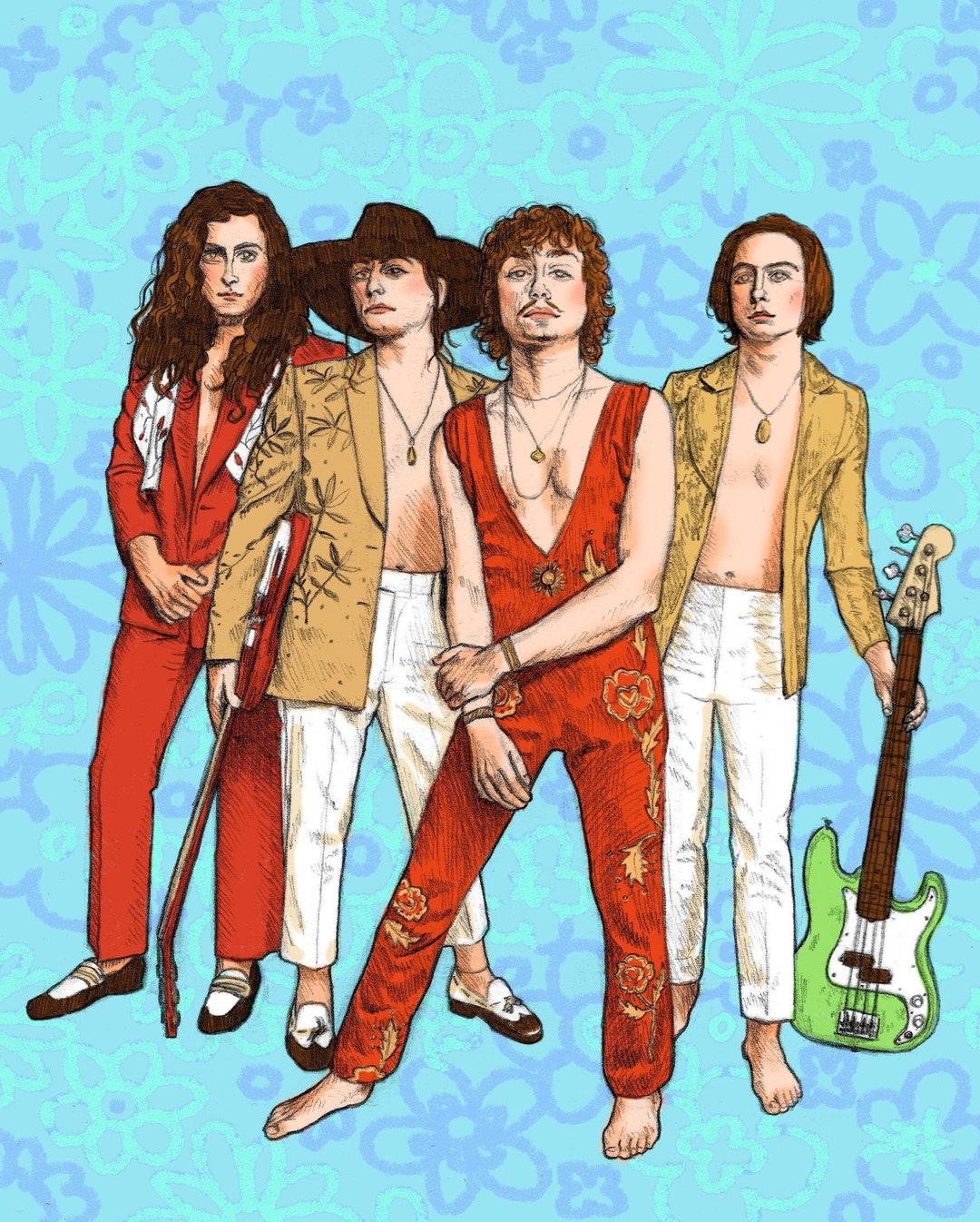 GRETA VAN FLEET signed autographed photo COA Hologram main image 1