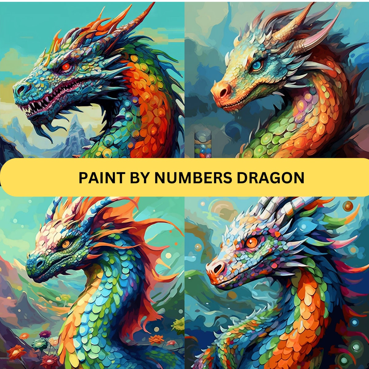 Dengmore Sales DIY Painting By Numbers Kit Coloring By Numbers