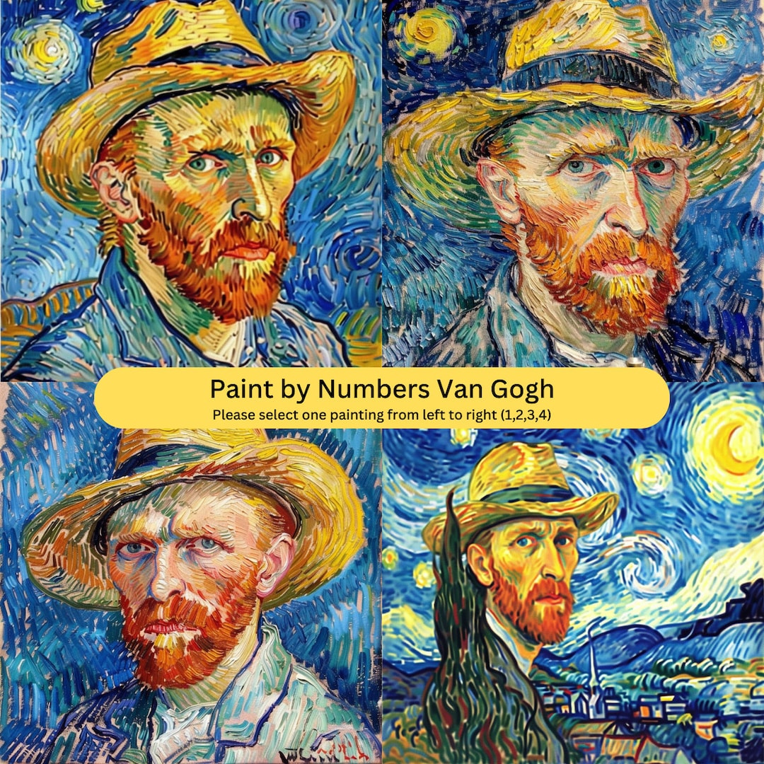 Van Gogh Paint by Number Van Gogh Painting Paint by Number Kit Adult