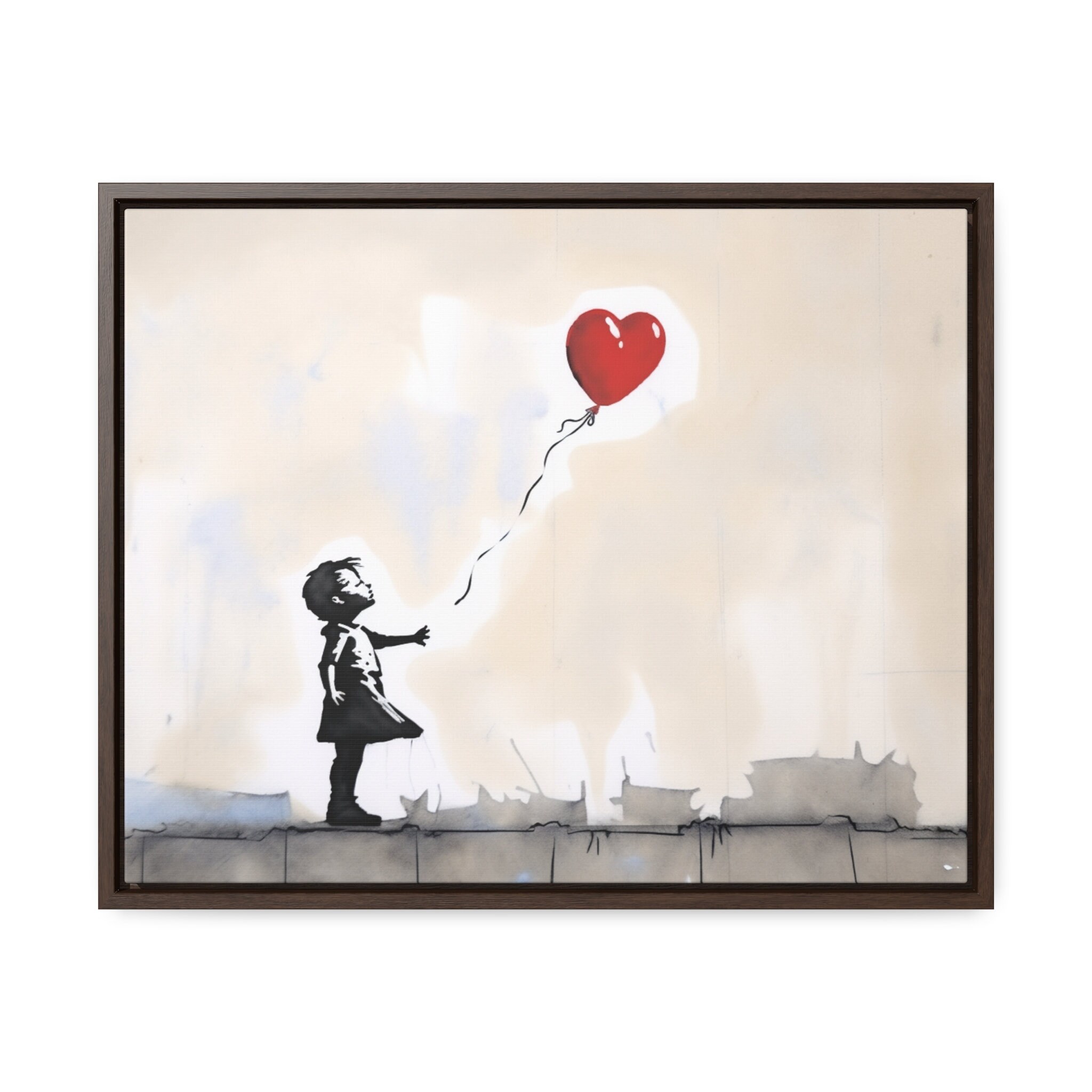 Banksy Girl With Balloon Canvas Girl With Balloon Banksy Canvas Banksy Canvas Wall Art Banksy
