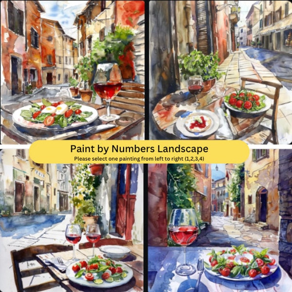 Paint By Numbers For Adults Landscape Painting Canvas Landscape Paint By Numbers Adult Canvas Adult Paint By Numbers Kit