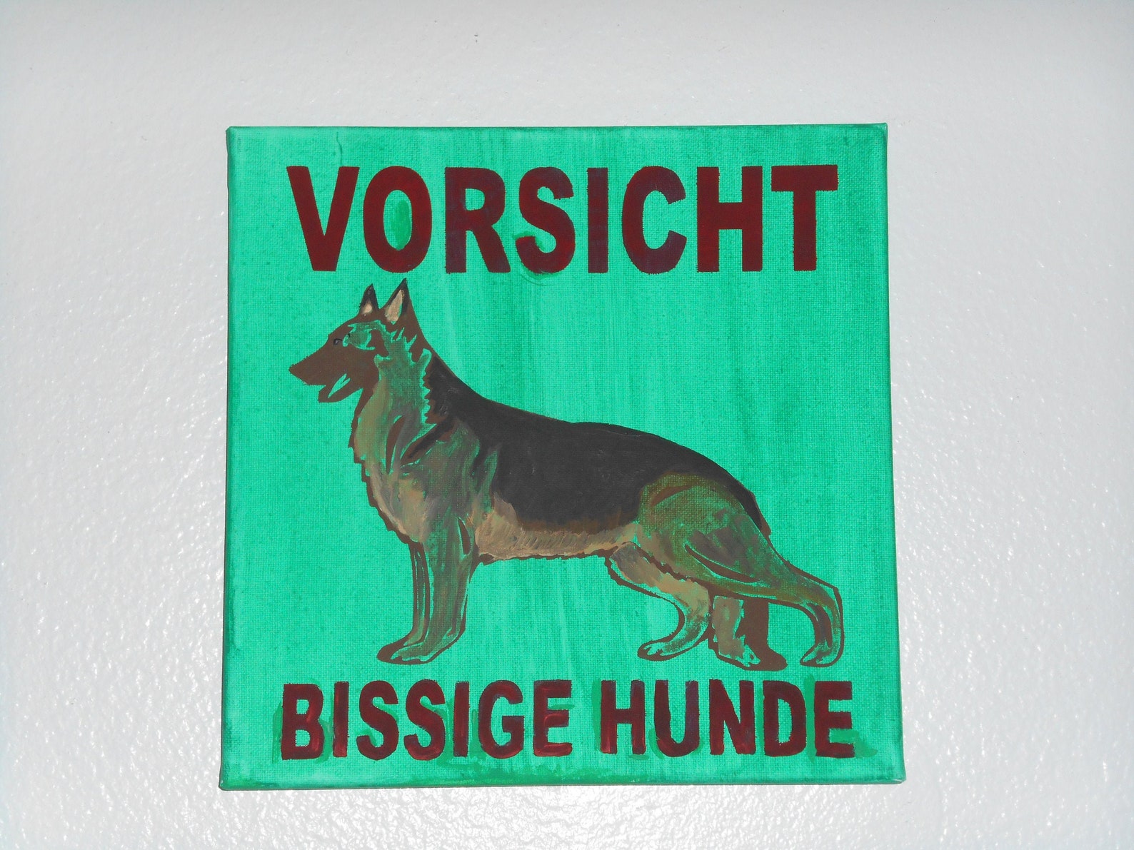 German Shepherd Dog VORSICHT BISSIGE HUNDE Etsy