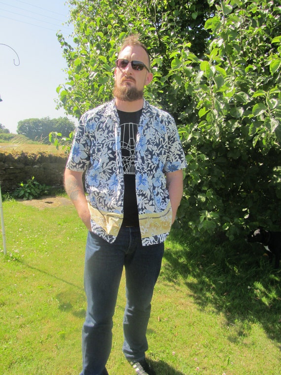 Litrico camisa hawaiana de 1990 Etsy México