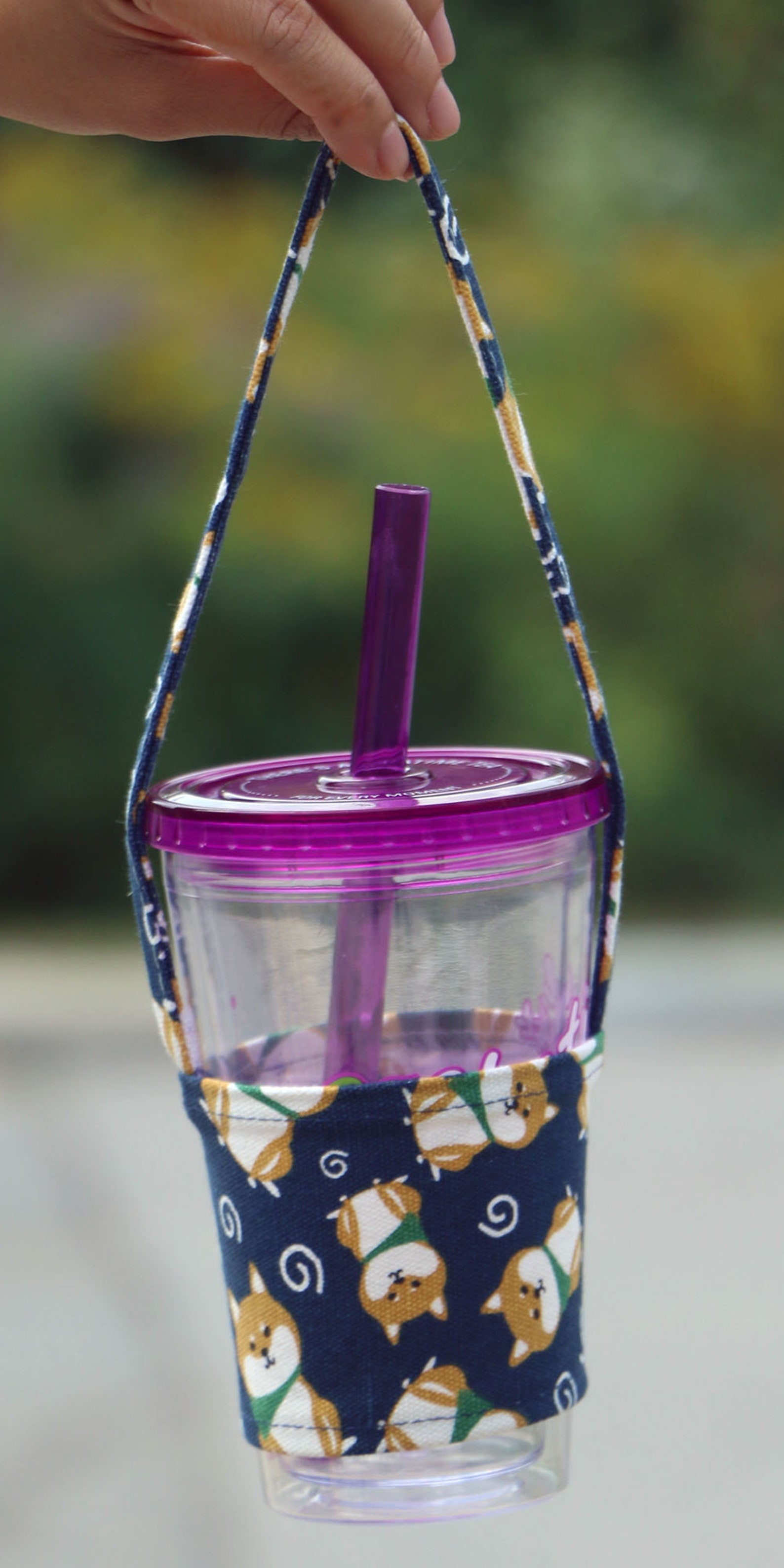Bubble Boba Tea Coffee Cup Carrier Holder with Straw Holder Etsy