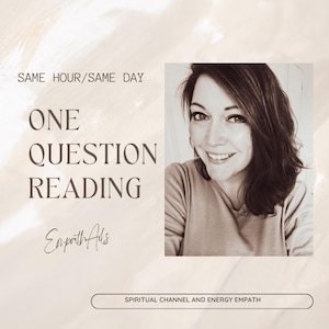 SAME HOUR | Same Day | One Question Reading | Psychic reading | Emergency reading | Detailed Reading | Intuitive Empath | Rush my order