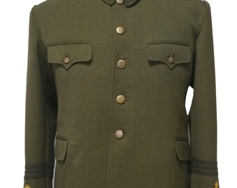 ジャケット・アウター 1940s Japanese Vintage Military Coat 1940s Japanese Army Original Uniform Jacket Vintage Dead