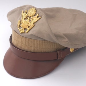 WW2 将校用 アメリカ陸軍中佐 クラッシャーバイザーキャップ US