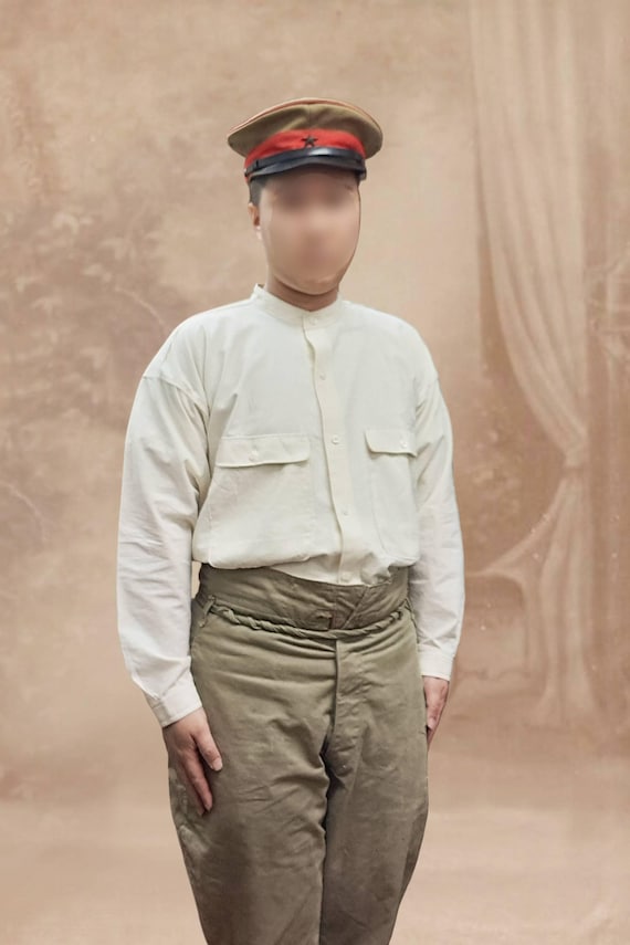 WW2 Imperial Japanese Army IJA White Cotton Service Shirt Uniform