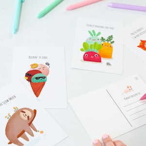 Funnt Post Card 40 Funny Postcards Punny Puns - Bulk Thinking of You Postcard Pack for ...