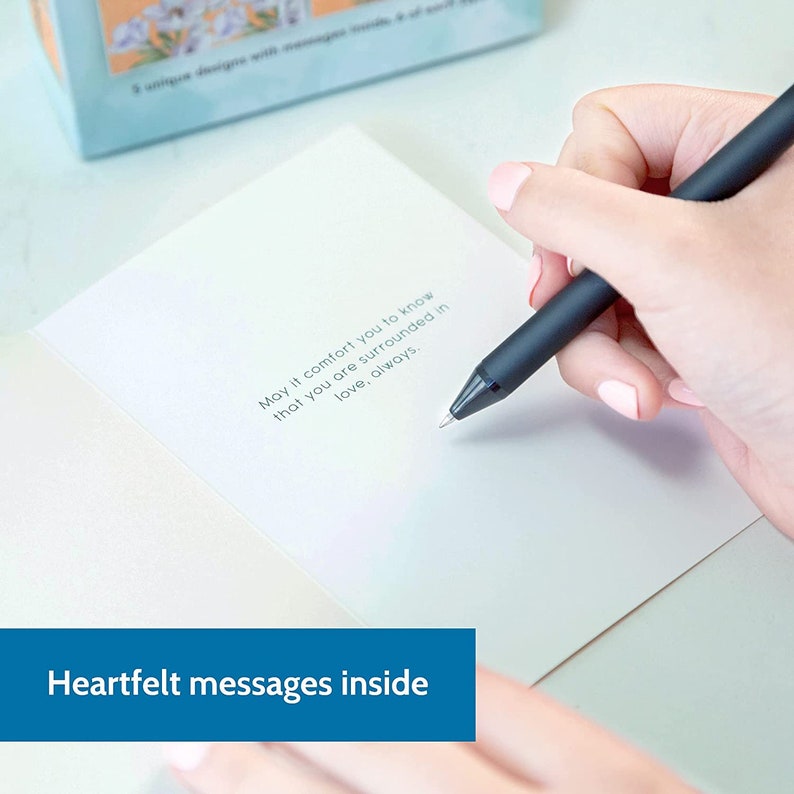 30 Sympathy Cards Assortment Box With Envelopes 4x6 Kraft Etsy