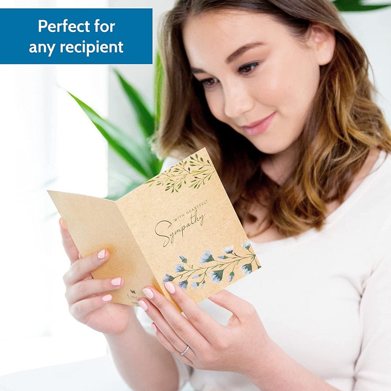 30 Sympathy Cards Assortment Box With Envelopes 4x6 Kraft Etsy