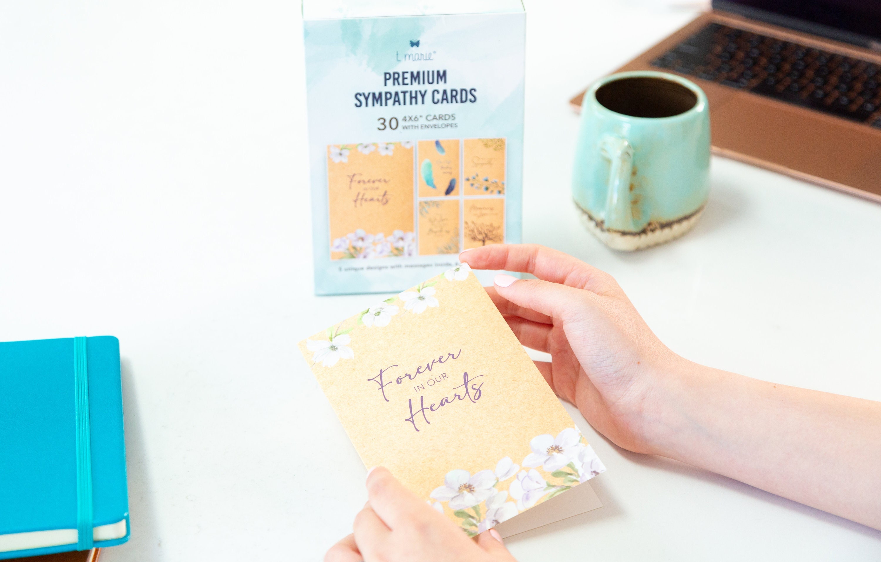 30 Sympathy Cards Assortment Box With Envelopes - 4x6” Kraft Style Bulk ...