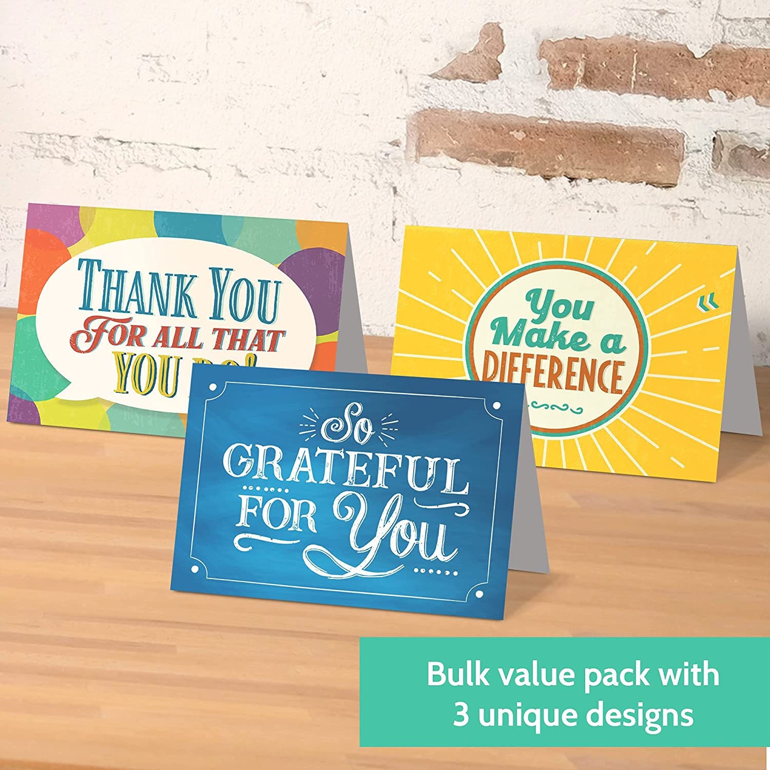24 Appreciation Cards With Envelopes - Team Gifts, Teacher Gifts Bulk ...