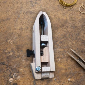Clip de costura Riverstone, pinza de madera para cuero con forma de poni, kit de herramientas para manualidades.