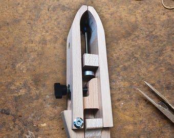 Clip de costura Riverstone, pinza de madera para cuero con forma de poni, kit de herramientas para manualidades.