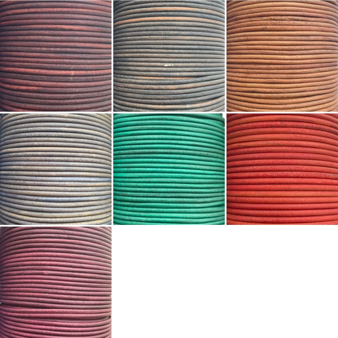 PINK LEATHER CORD, 2mm Round Leather Cording 12 Feet Great for Leather  Wraps, Choose from Granada Burgundy, Pinks or Reds