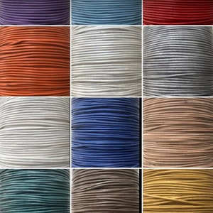 1mm Leather Cord Genuine Round Necklace Rope Jewellery Craft Thread Thong - 2-100m Length - Premium Quality