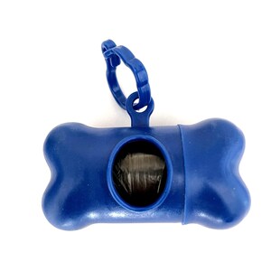Bolsas para excrementos de perro con dispensador / Soporte portátil para bolsas de excrementos / Bolsas de limpieza para perros a prueba de fugas / Accesorio para paseos y viajes