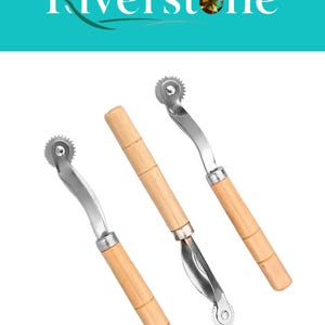 Riverstone 3 Piece Tailor Marking Tool Stitching Wheel Soft Leather Fabric