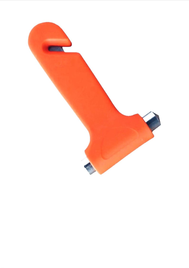 Martillo para ventana de coche, cortador de cinturón de seguridad, escape de emergencia imagen 1
