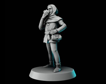 Derek, the Commoner | Tabletop Mini | Dungeons and Dragons | D&D | Pathfinder | RPG Miniatures