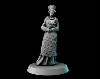 Mae, the Aristocrat | Tabletop Mini | Dungeons and Dragons | D&D | Pathfinder | RPG Miniatures