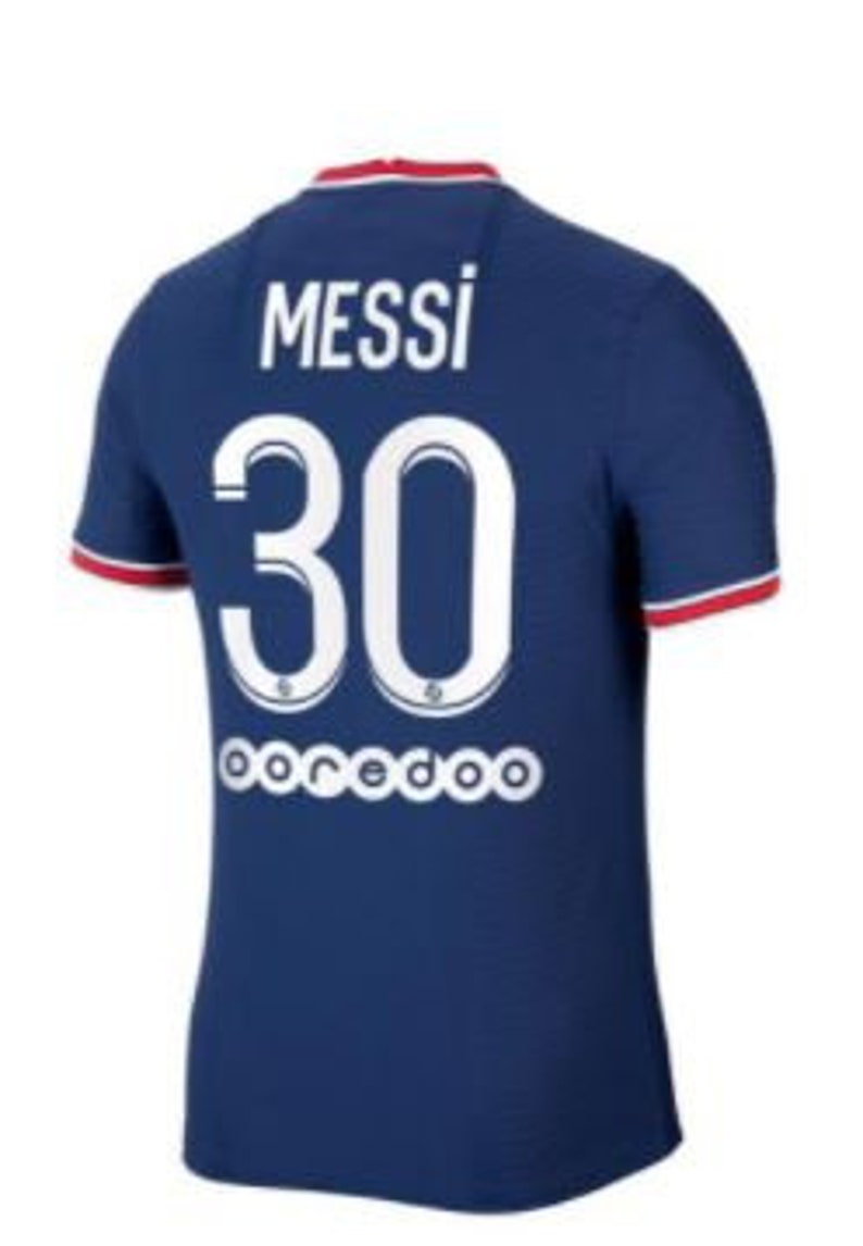 PSG 202122 Messi 30 JerseyMessi PSG N30 jersey Messi PSG  Etsy