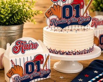 Rookie of the Year Baseball Party Bundle/ Baseball MVP/ Baseball Birthday Decor