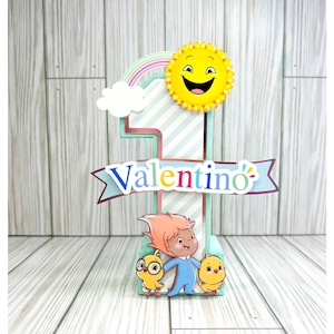 Canticos 3D Number/ 1st Birthday/ Canticos Birthday / Canticos Party Decoration/ Birthday Supplies/ Canticos Birthday Party